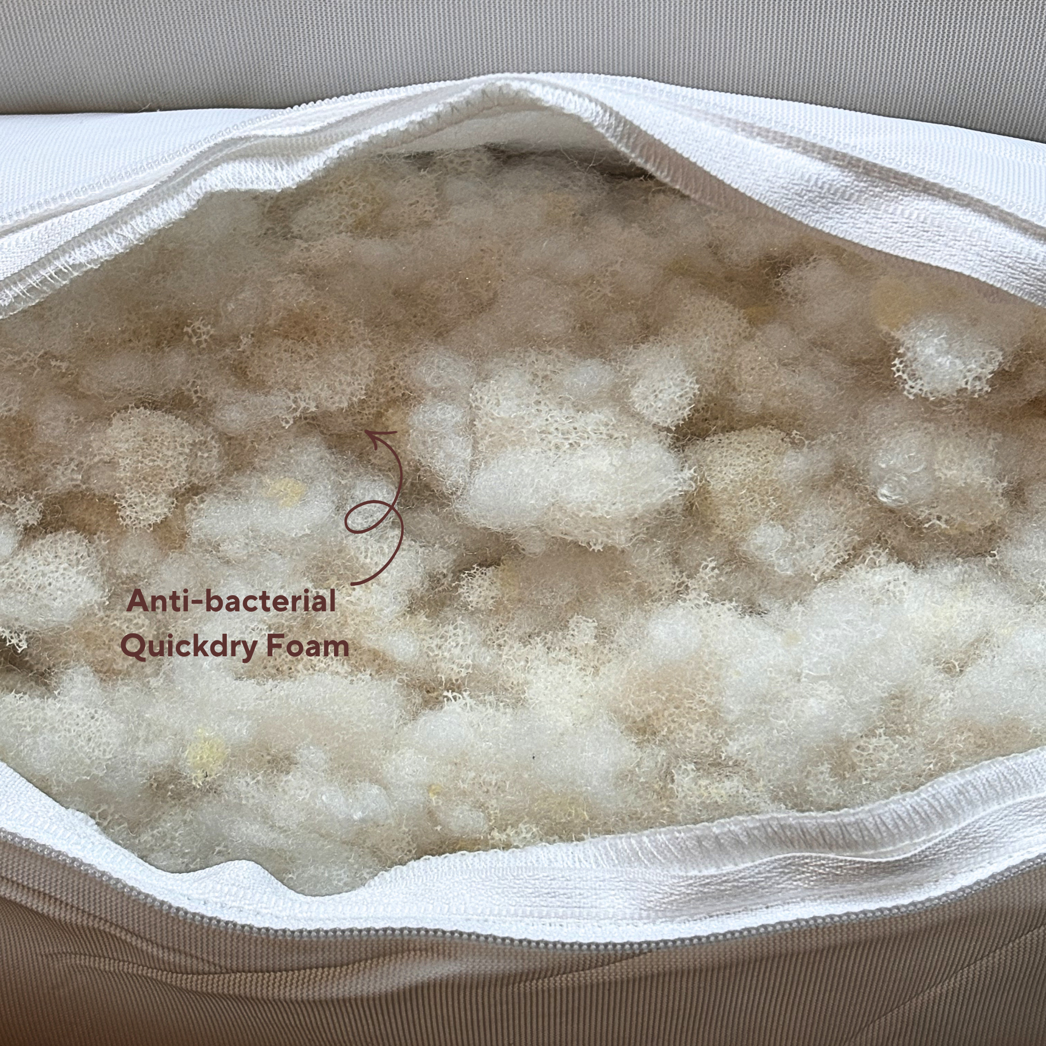 Fully Washable Dog Bed for Indoor & Outdoor Use | Peach