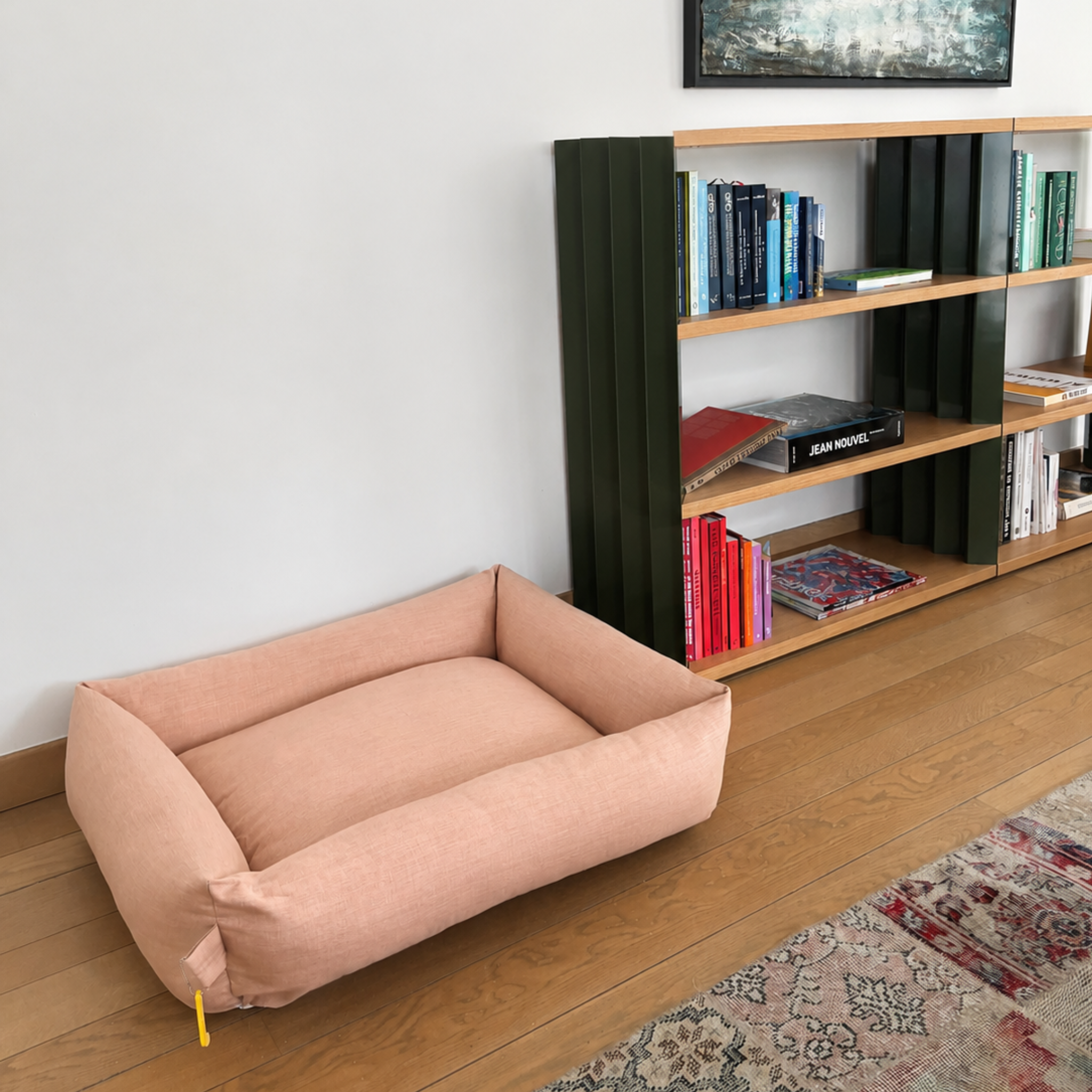 Cama para perros totalmente lavable para uso en interior y exterior | Peach