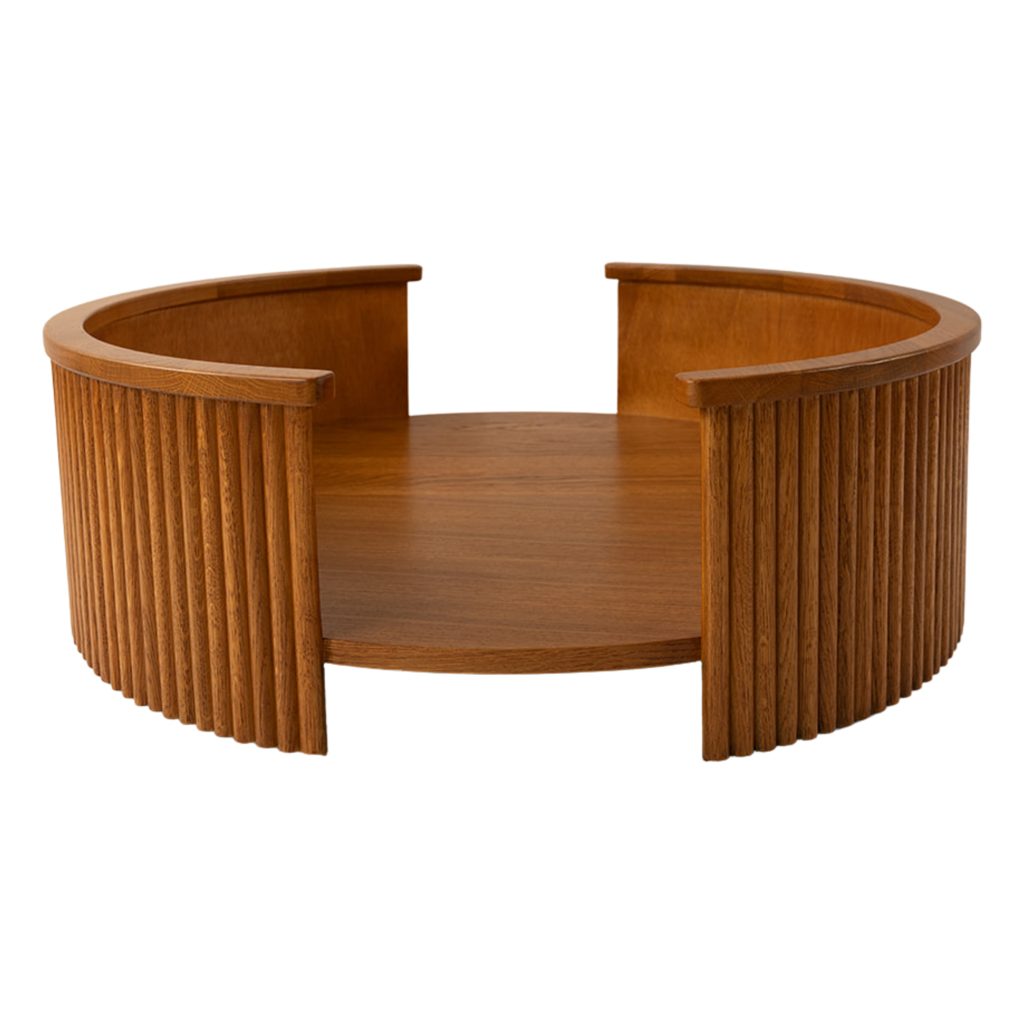 Swirl Elite Pouf Espresso With Honey