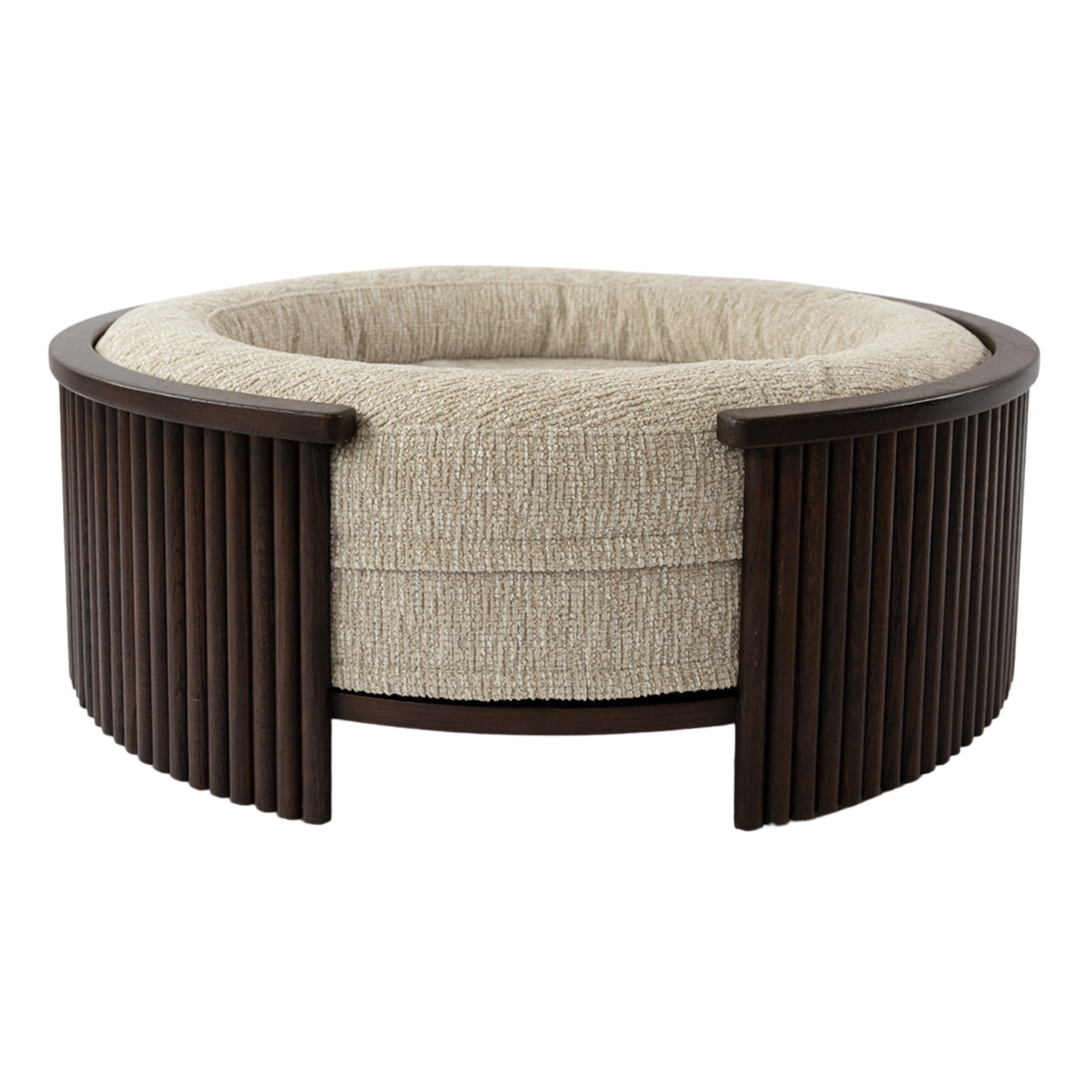 #wood_walnut #fabric_clay