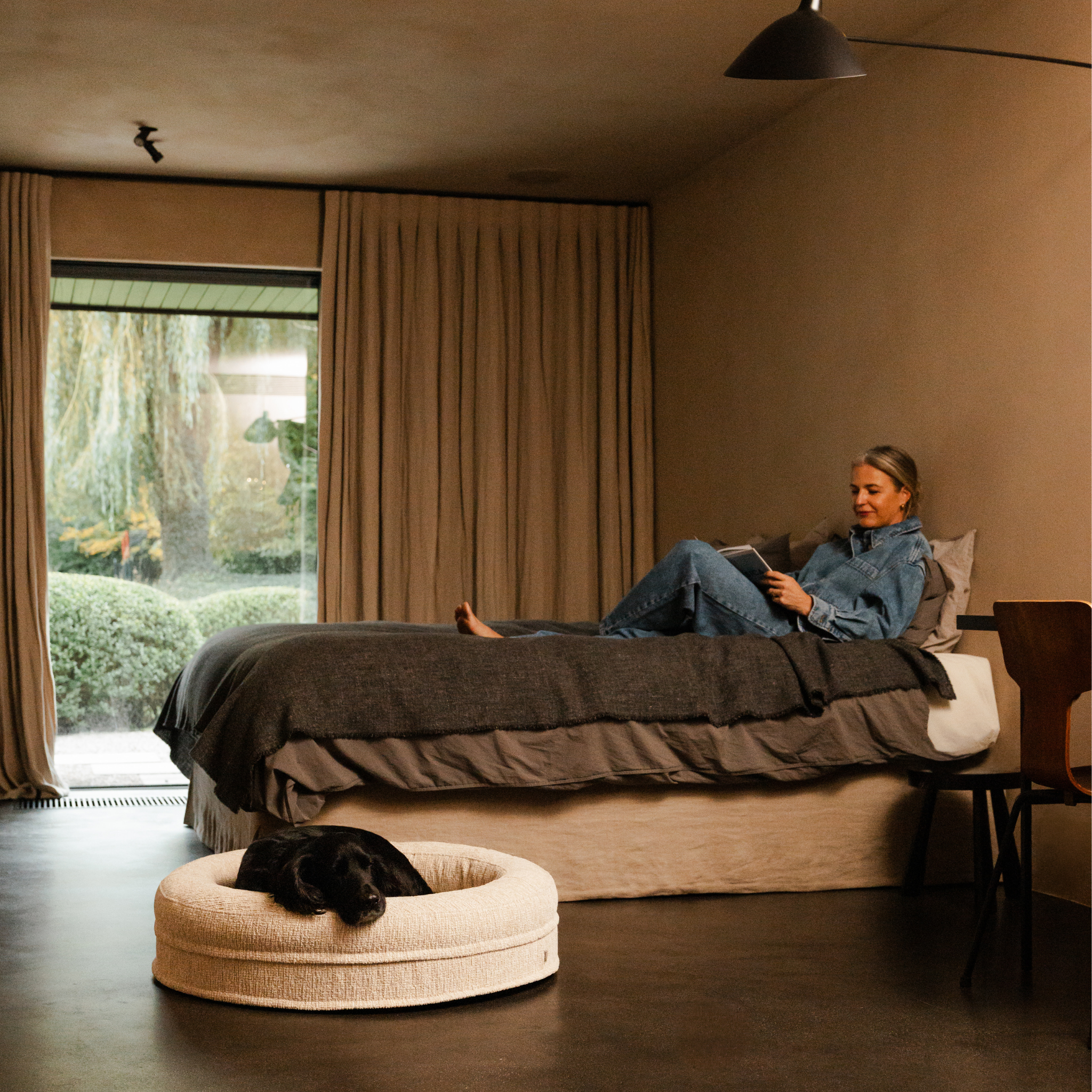 Swirl Elite Dog Bed Clay Without Frame