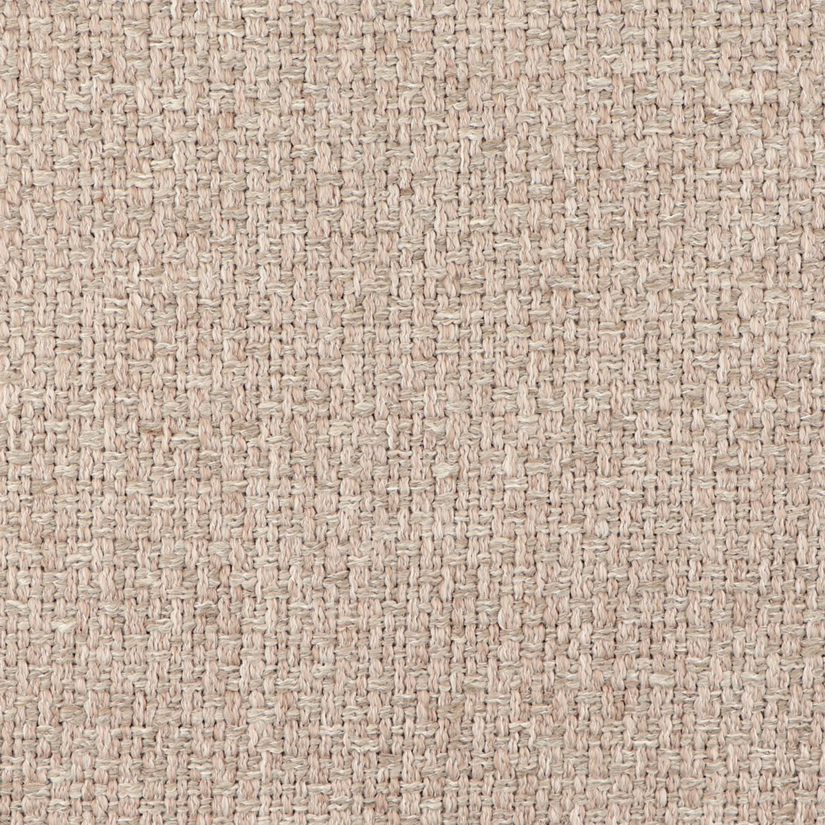 A close-up texture shot of a woven fabric, showing a detailed burlap or linen-like weave in a warm beige color.