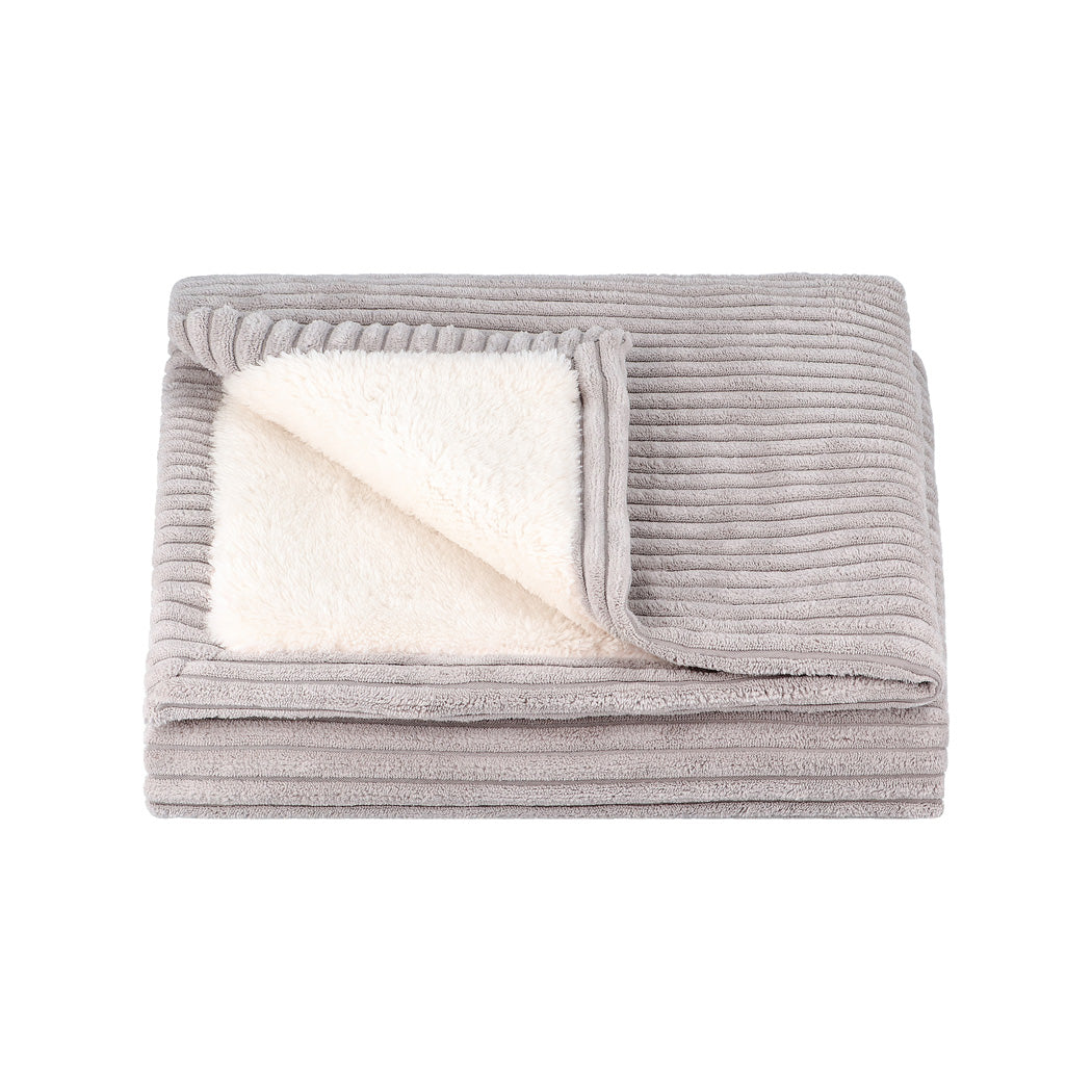 Fantail Homey Dog Blanket Pale Grey 65x95cm #color_pale-grey