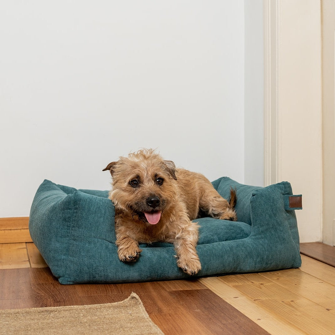 Snooze Mellow Dog Bed Peacock Blue