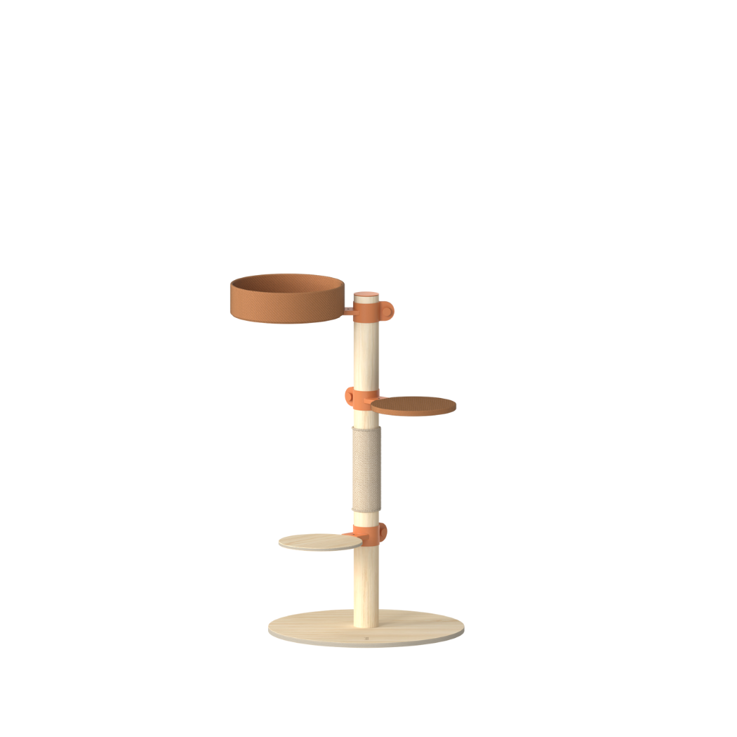 The Observer Cat Tree N°2 Orange