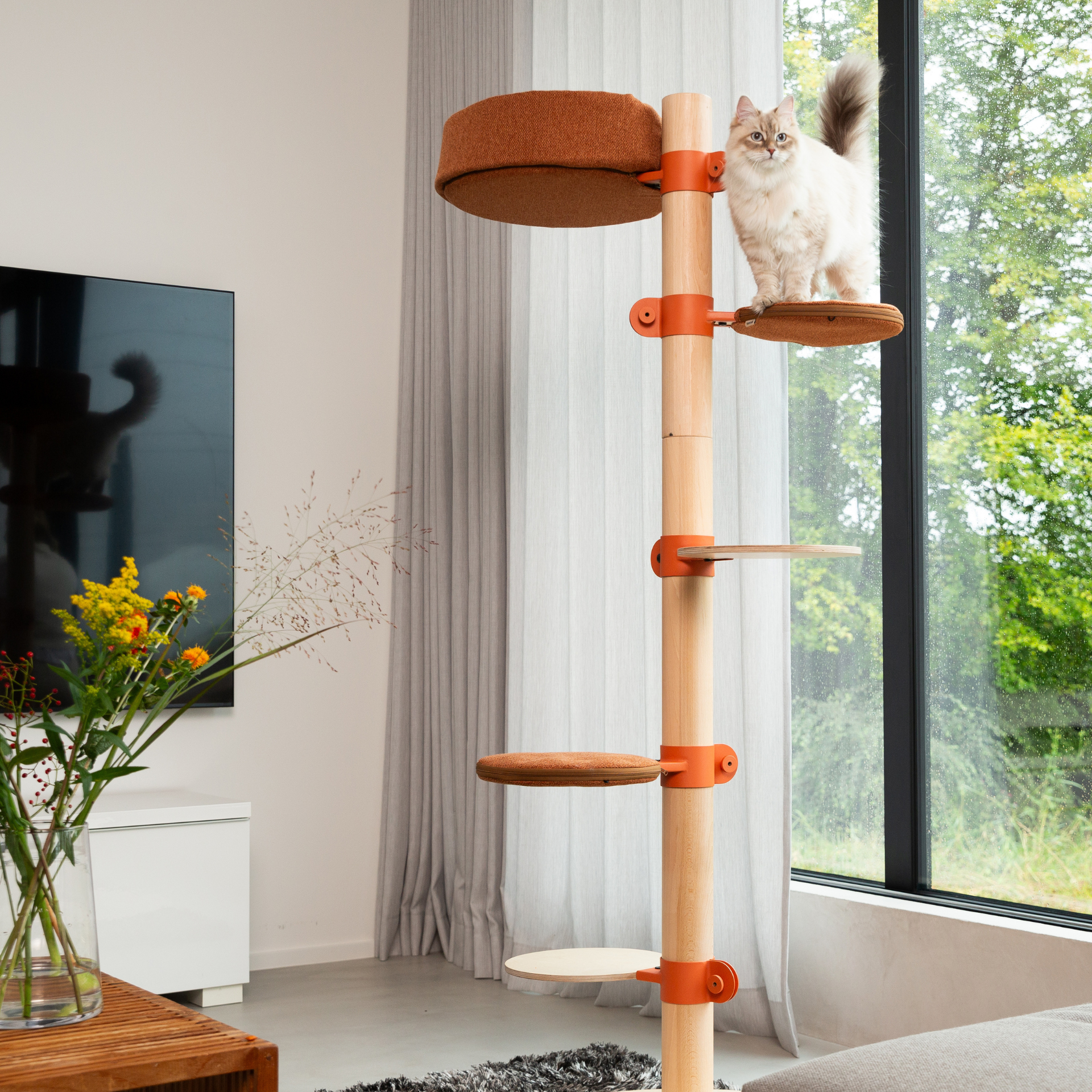 The Adventurer Cat Tree N°5 Orange