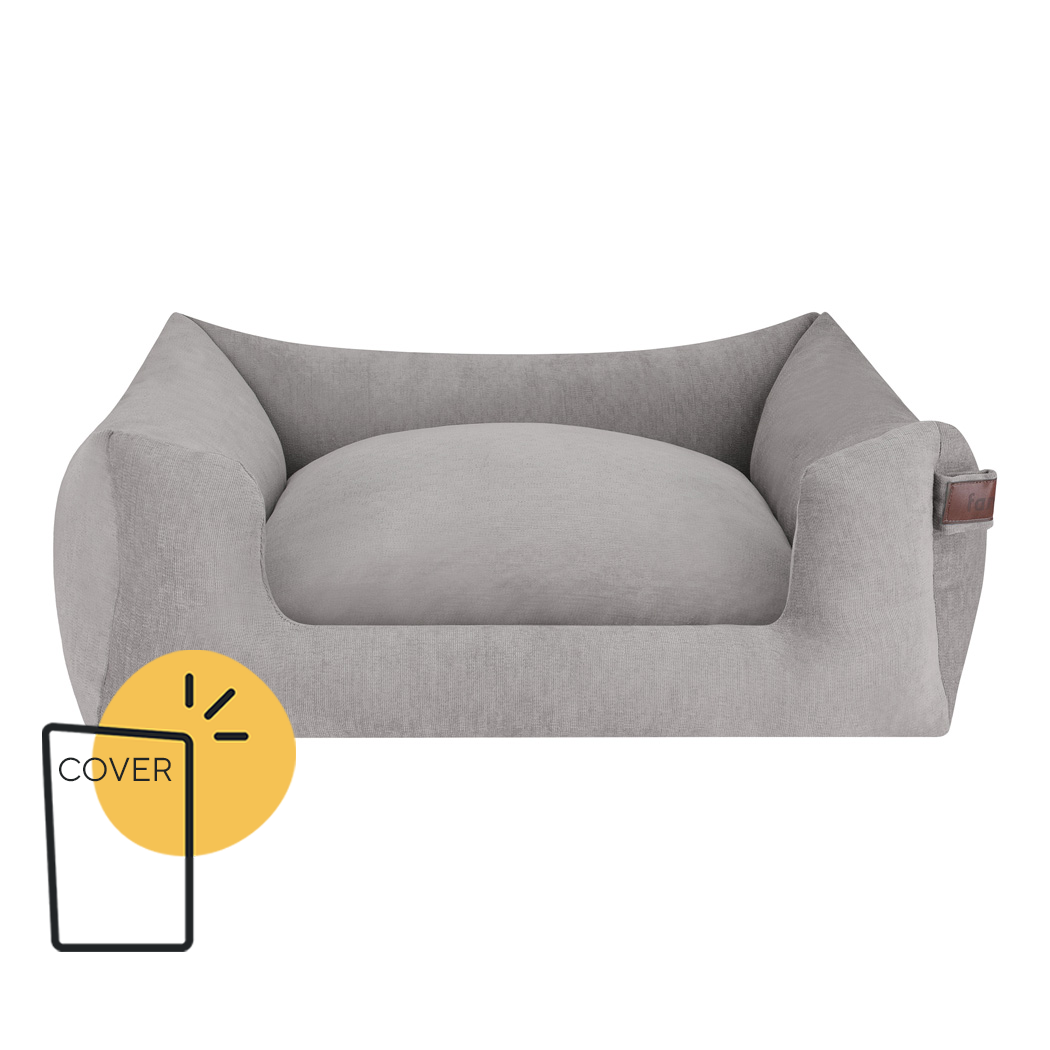 Cover Mellow Snooze Dog Bed Pearl Grey