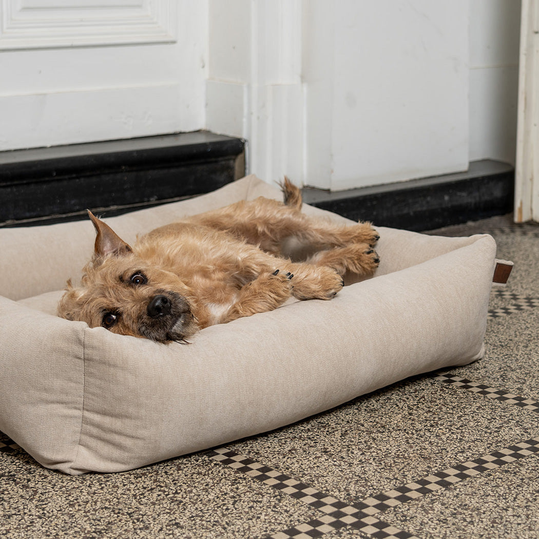 Snug Mellow Dog Bed Oat Beige