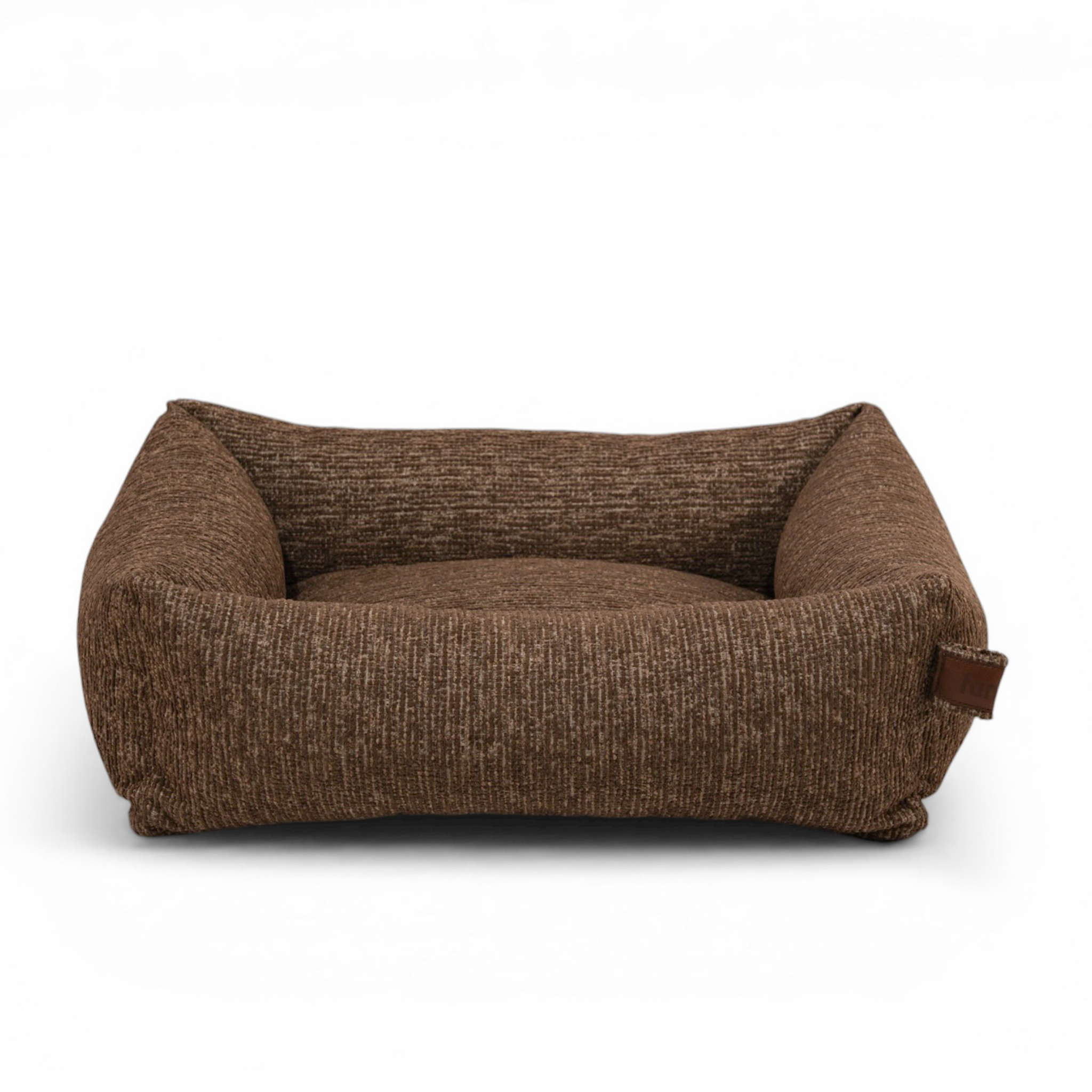 The Snug dog bed in Espresso Brown, shown against a white background