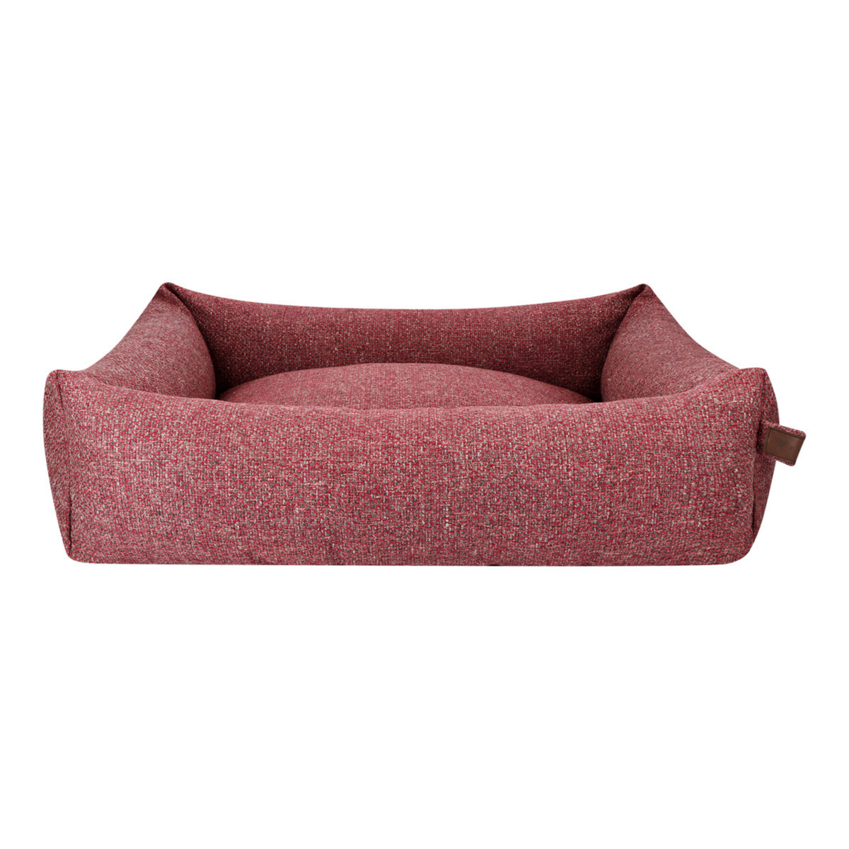 The Snug dog bed in Fire Brick, shown against a white background