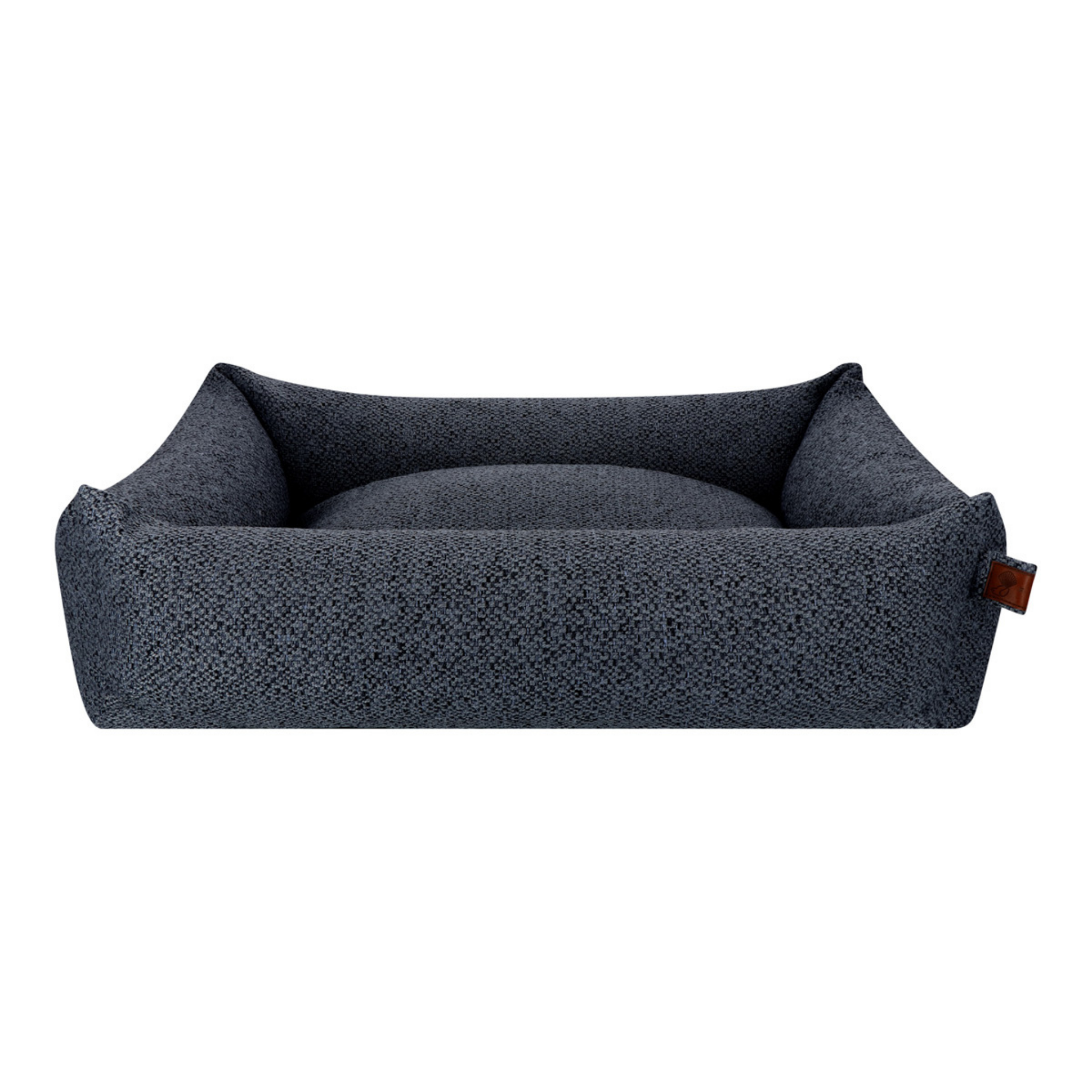 The Snug dog bed in Midnight Blue, shown against a white background