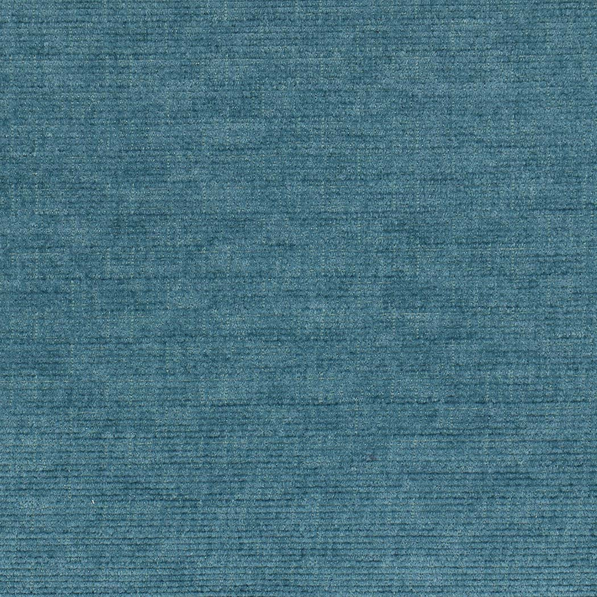 Close-up of the velvety Peacock Blue fabric
