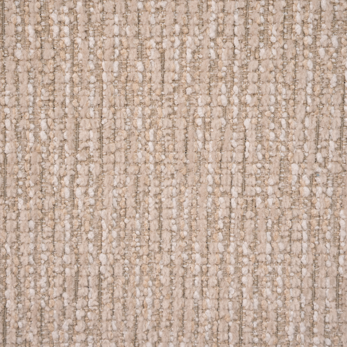 Close-up of the Clay Beige boucle fabric
