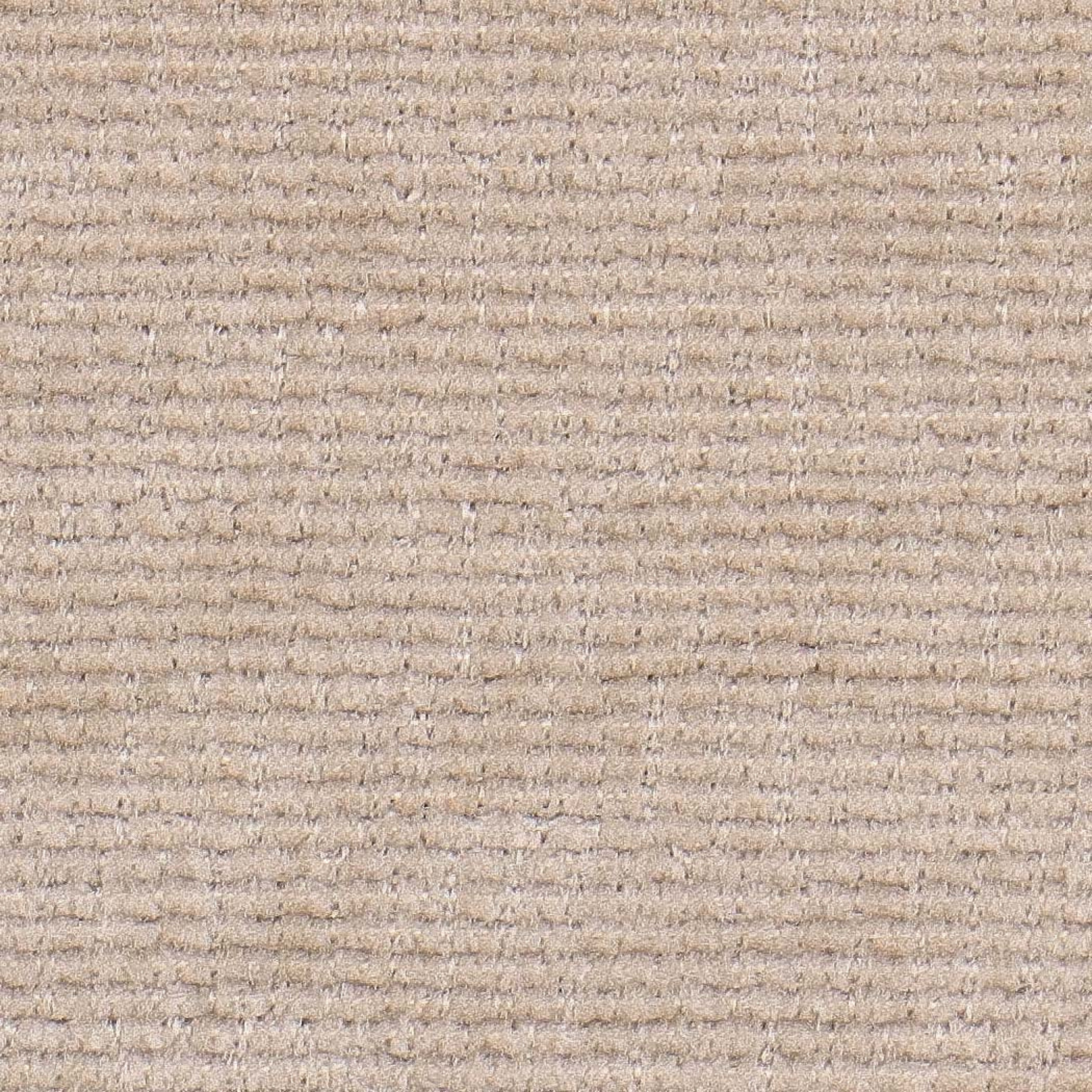 Close-up of the ribbed Oat Beige fabric