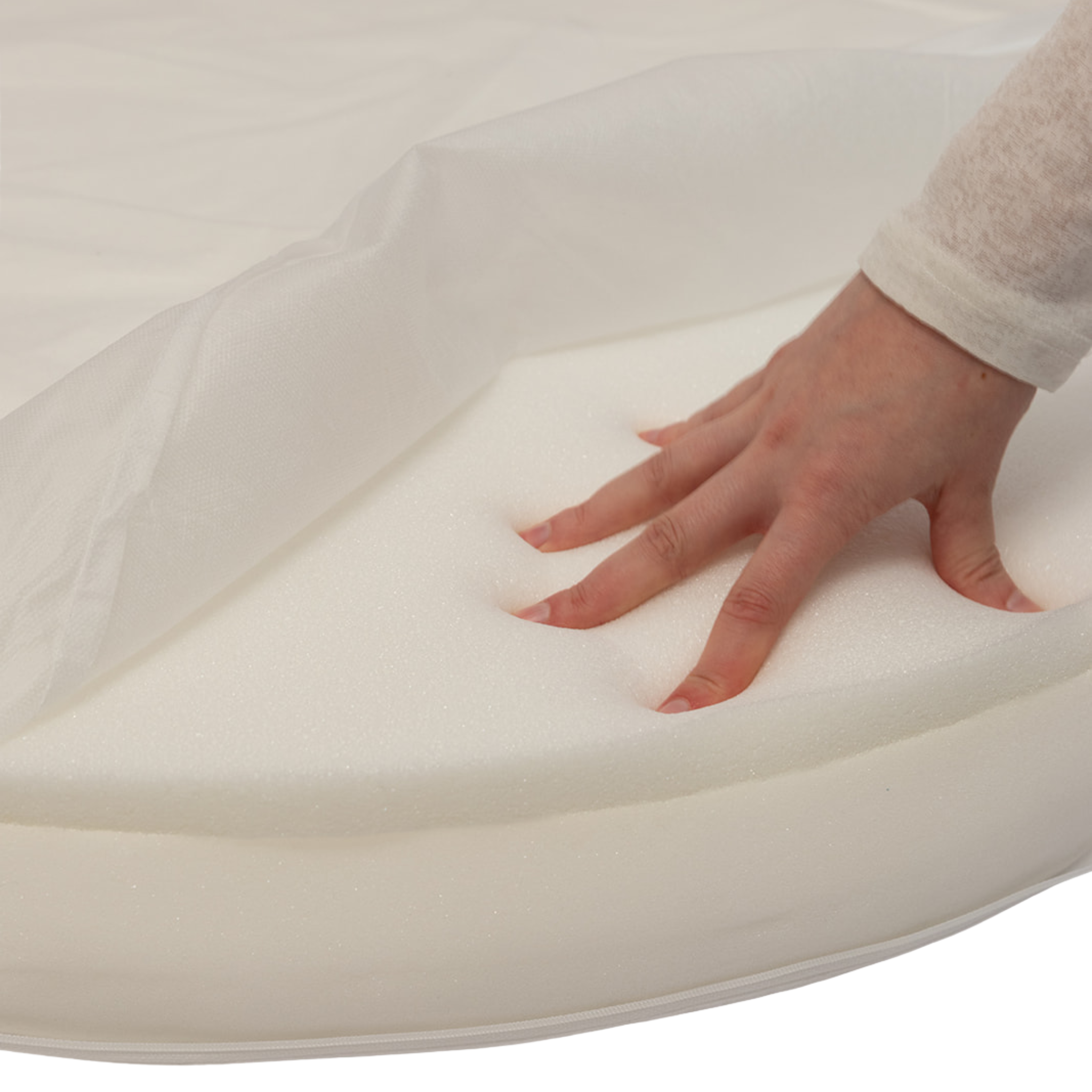 Swirl Elite Dog Bed Espresso Without Frame – Orthopedic Dog Bed with Washable Cover