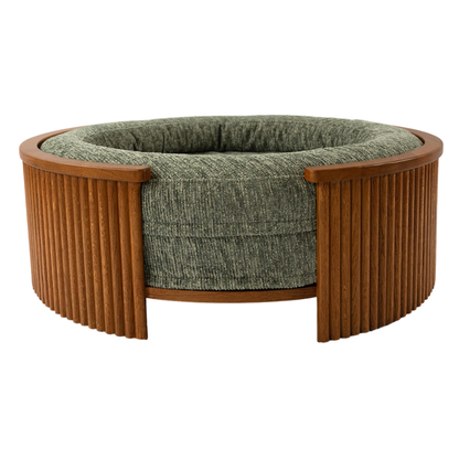 Swirl Elite Pouf Forest With Honey