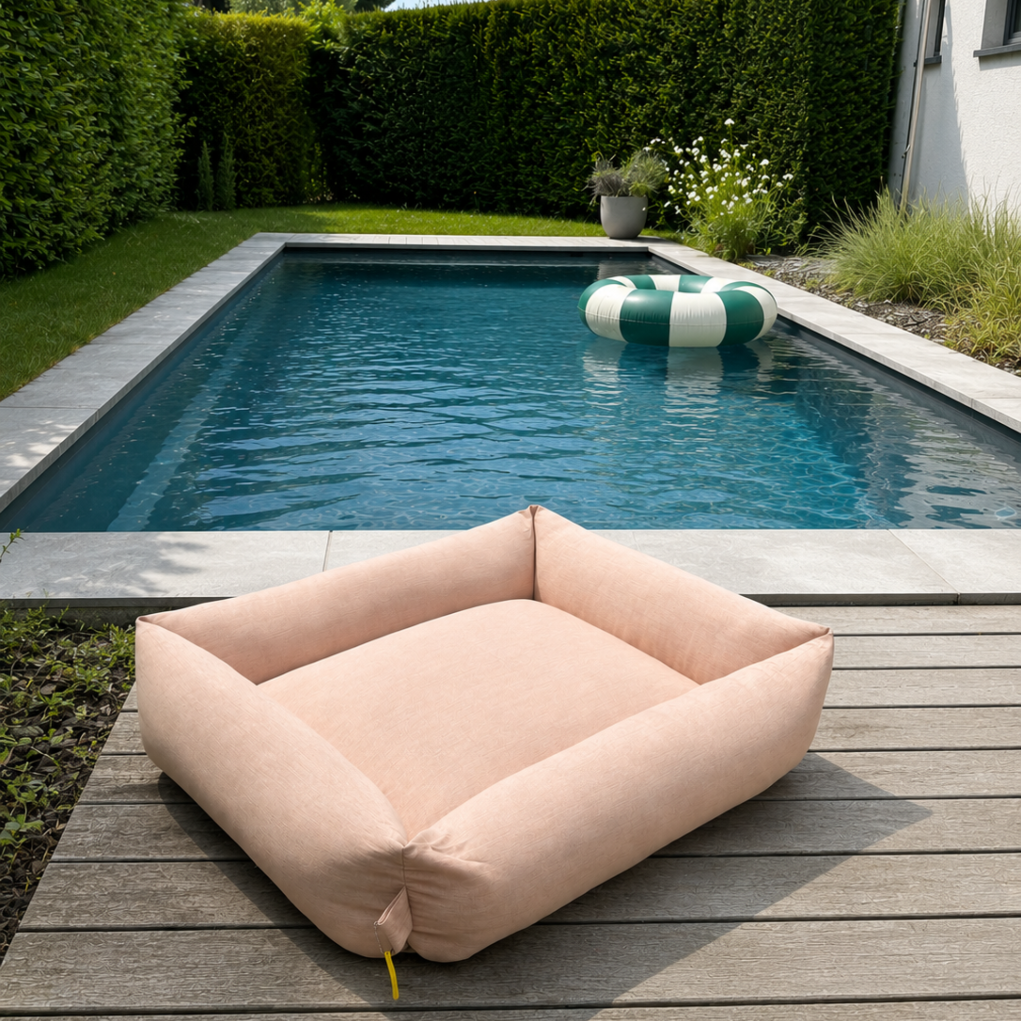 Cama para perros totalmente lavable para uso en interior y exterior | Peach