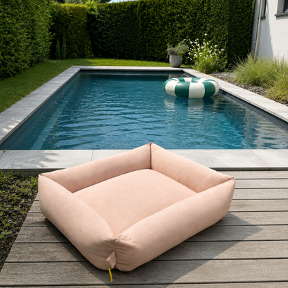 Cama para perros totalmente lavable para uso en interior y exterior | Peach