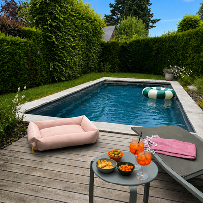 Cama para perros totalmente lavable para uso en interior y exterior | Peach