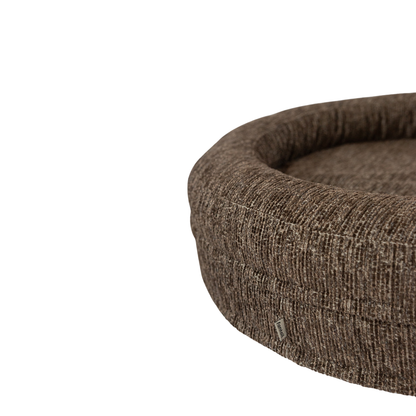 Swirl Elite Pouf Espresso With Honey