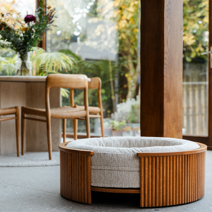 Swirl Elite Pouf Clay With Honey