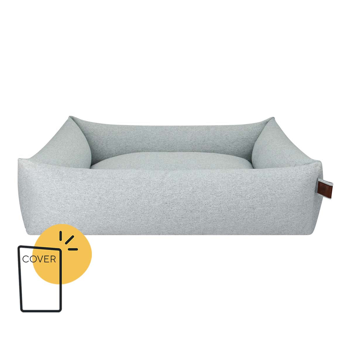 Cover Snug Basket Small 70x55cm Silver spoon - Fantail.be