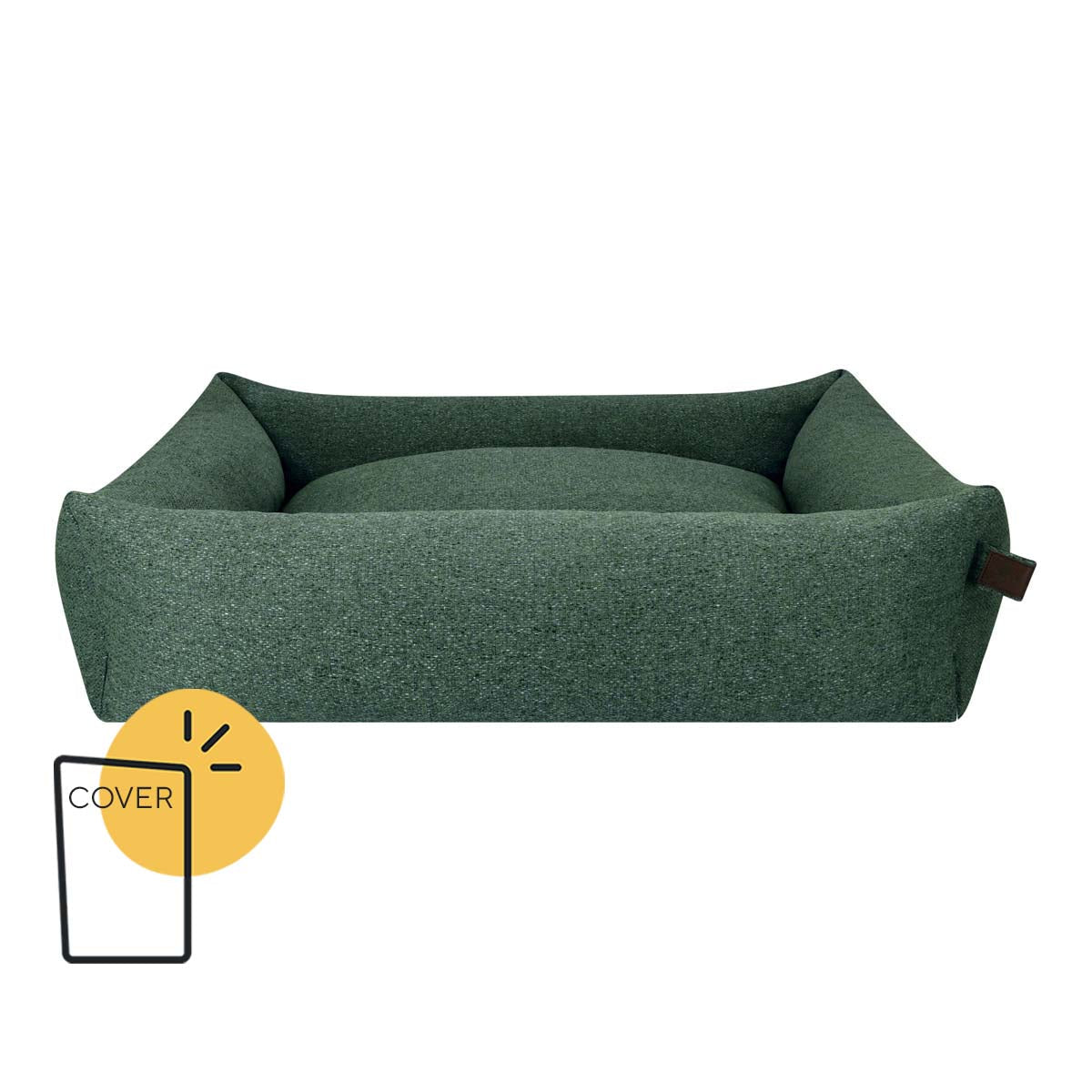 Cover Snug Basket Medium 100x80cm Botanical green - Fantail.be