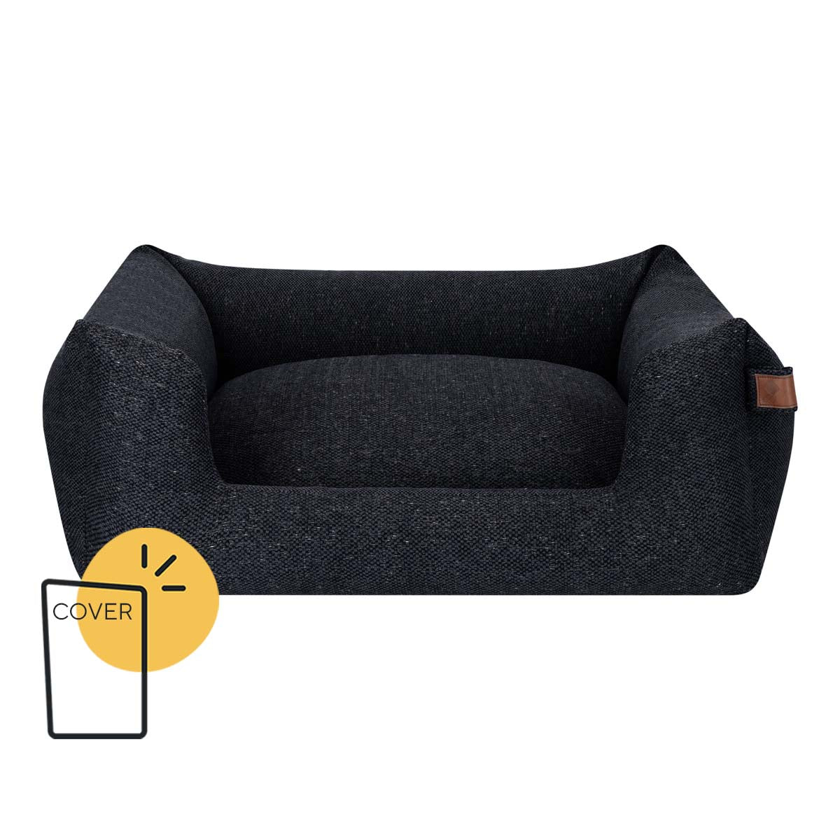 Cover Snooze Basket Small 60x50cm Epic grey - Fantail.be