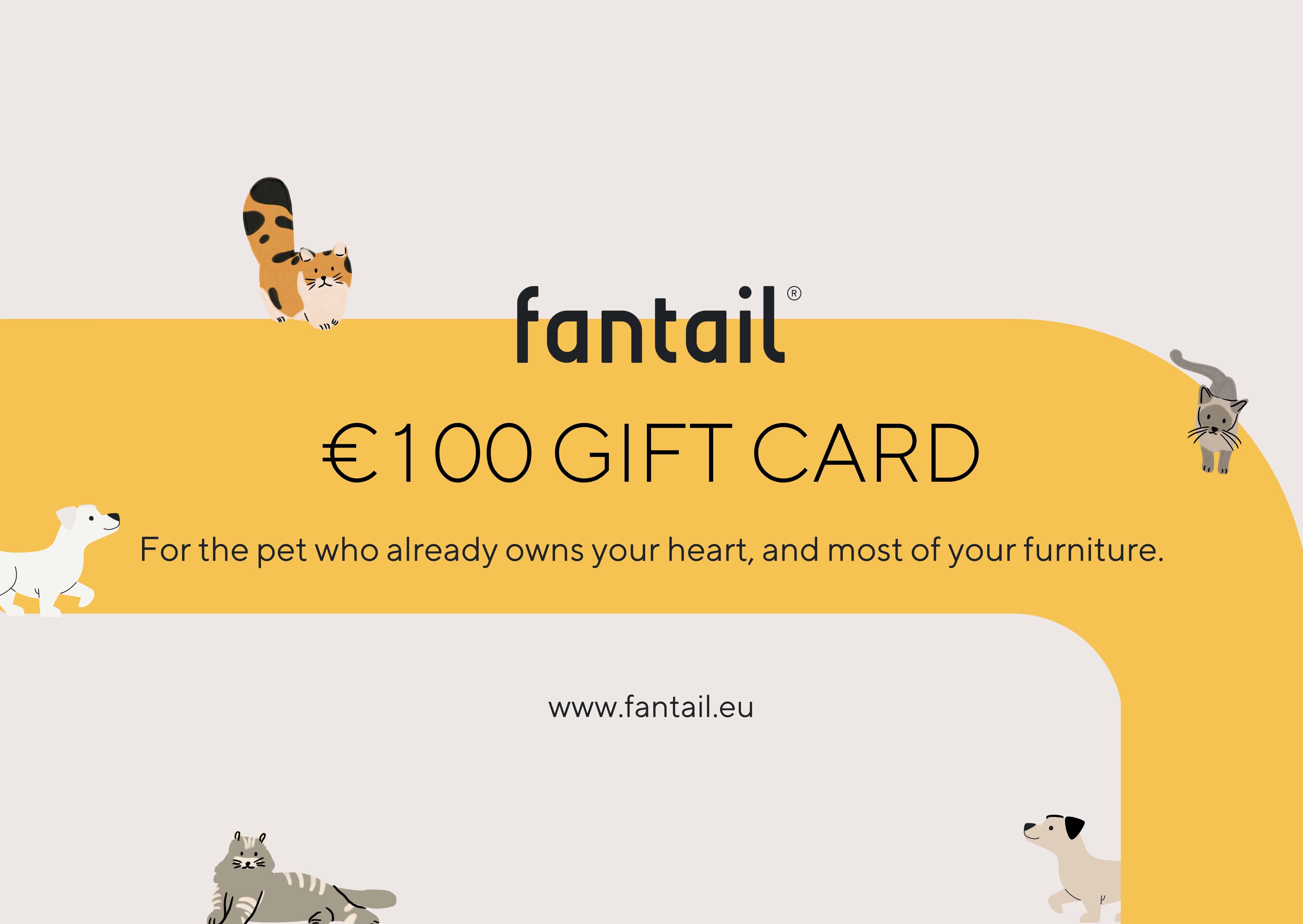 Fantail gift card