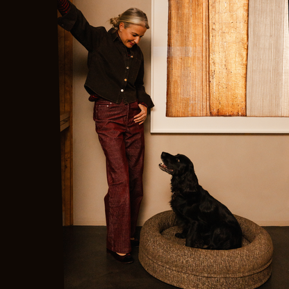 Swirl Elite Dog Bed Espresso Without Frame