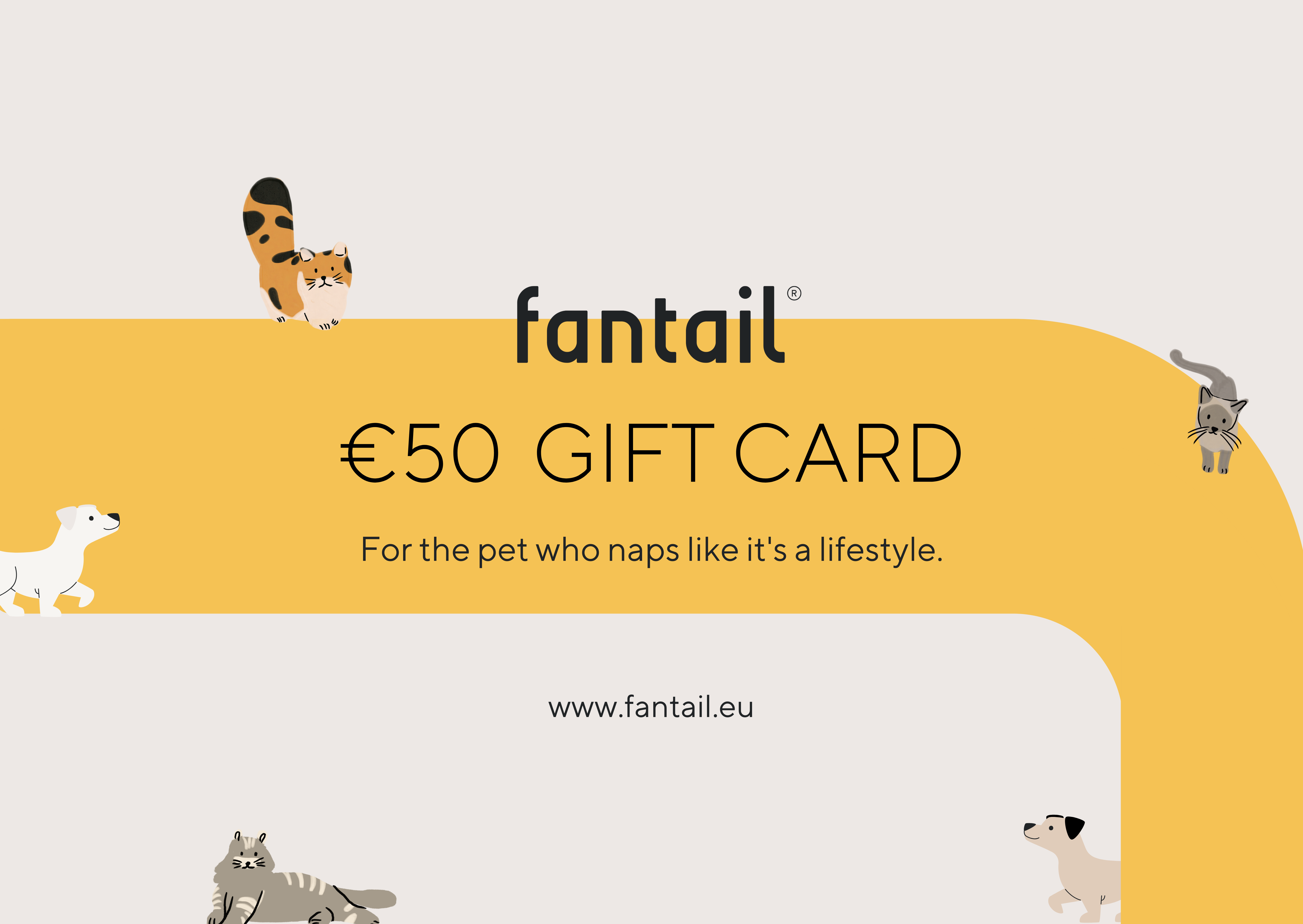 Fantail gift card
