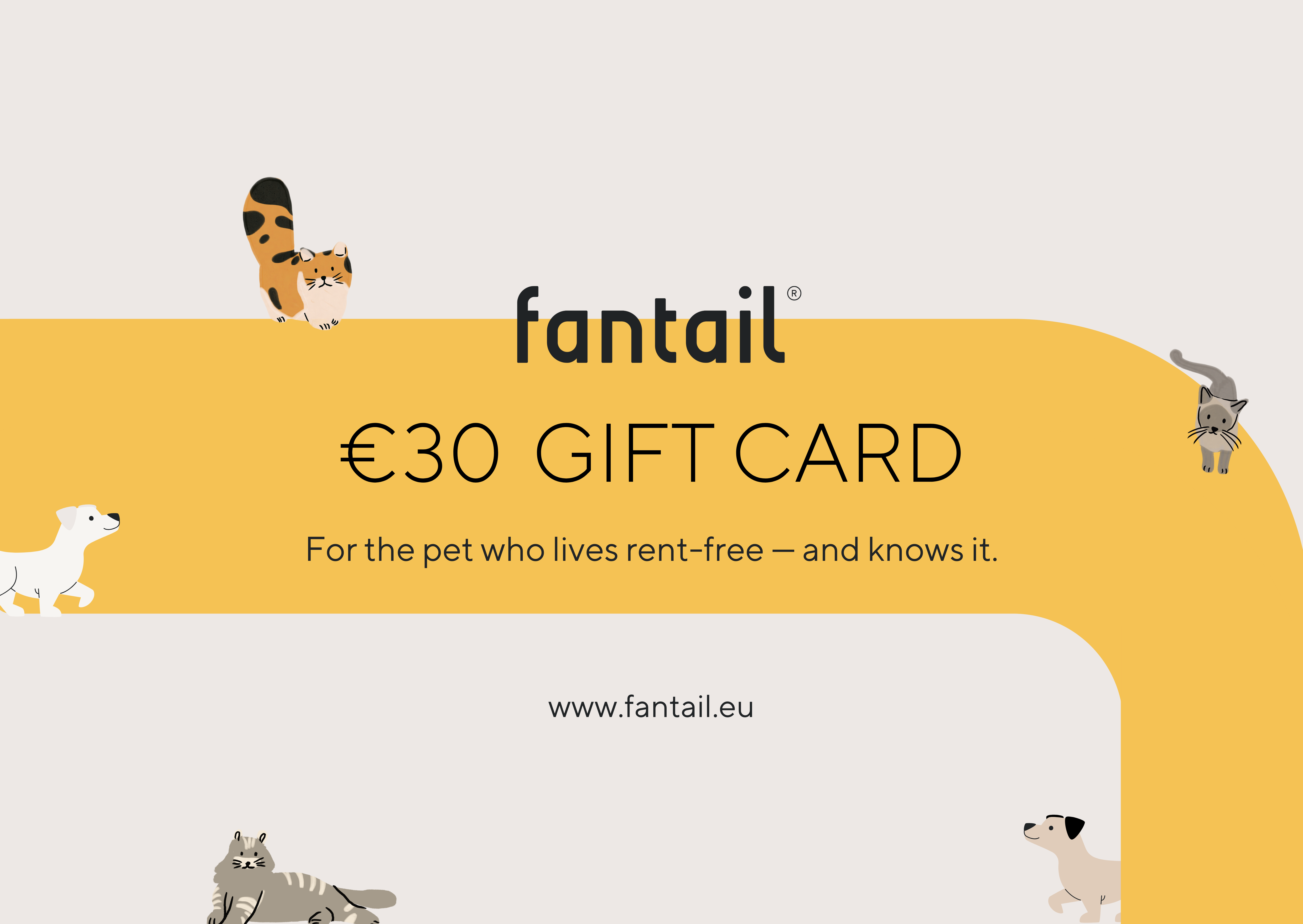 Fantail gift card