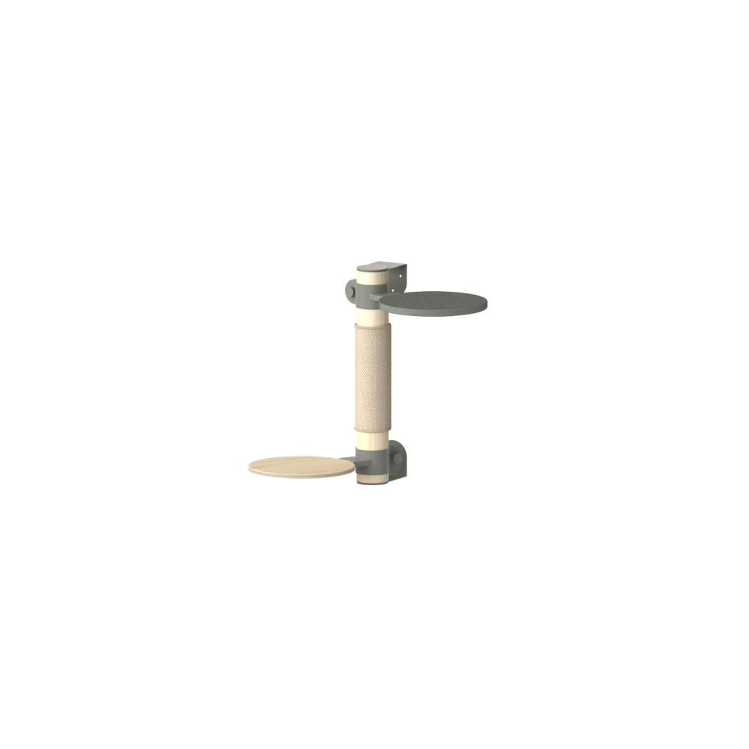Explorer String Tree Explorer Cat Tree N°10 Green | 60cm Small Wall-Mounted Cat Tree ...