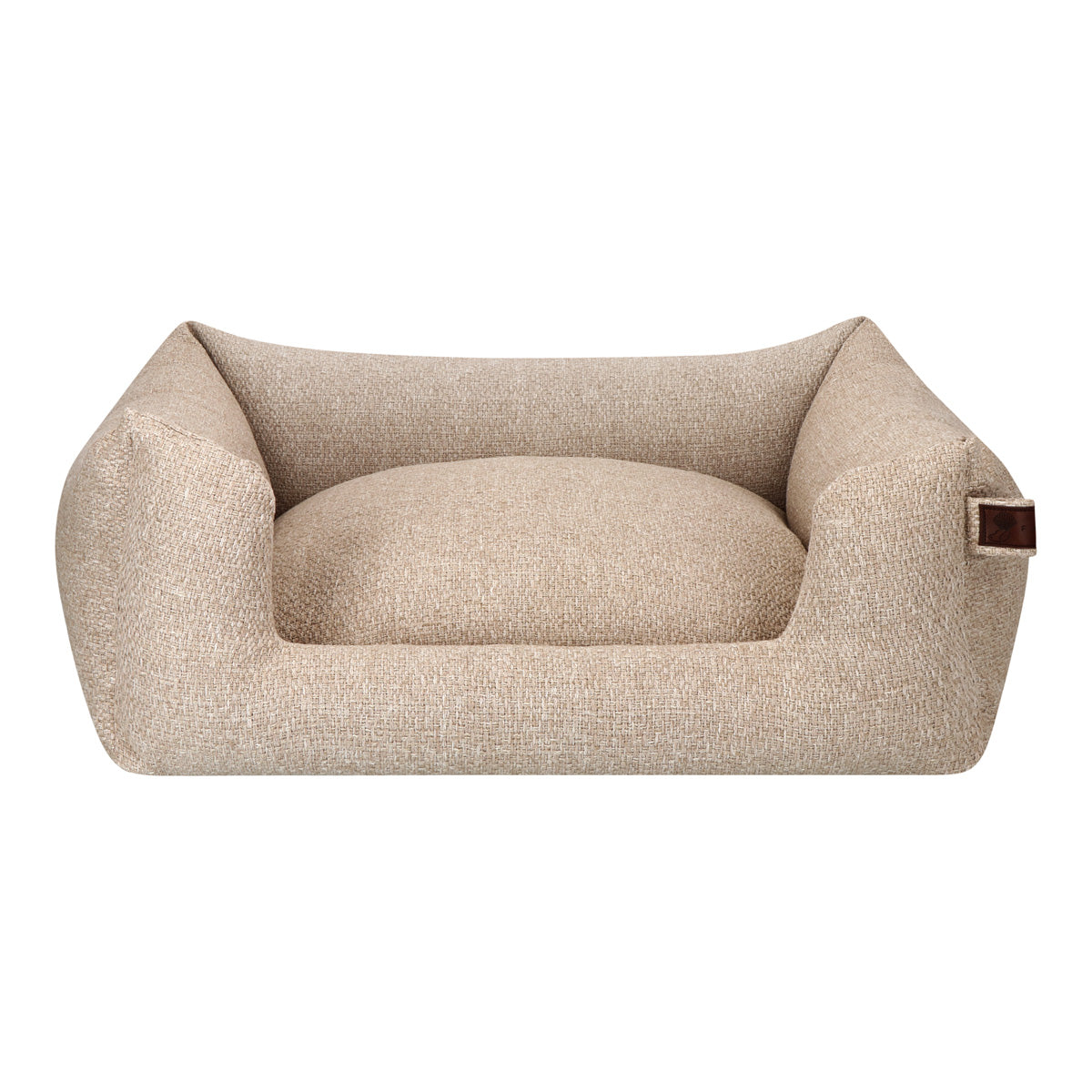 Snooze Endurance bolster bed in British Tan#color_british-tan