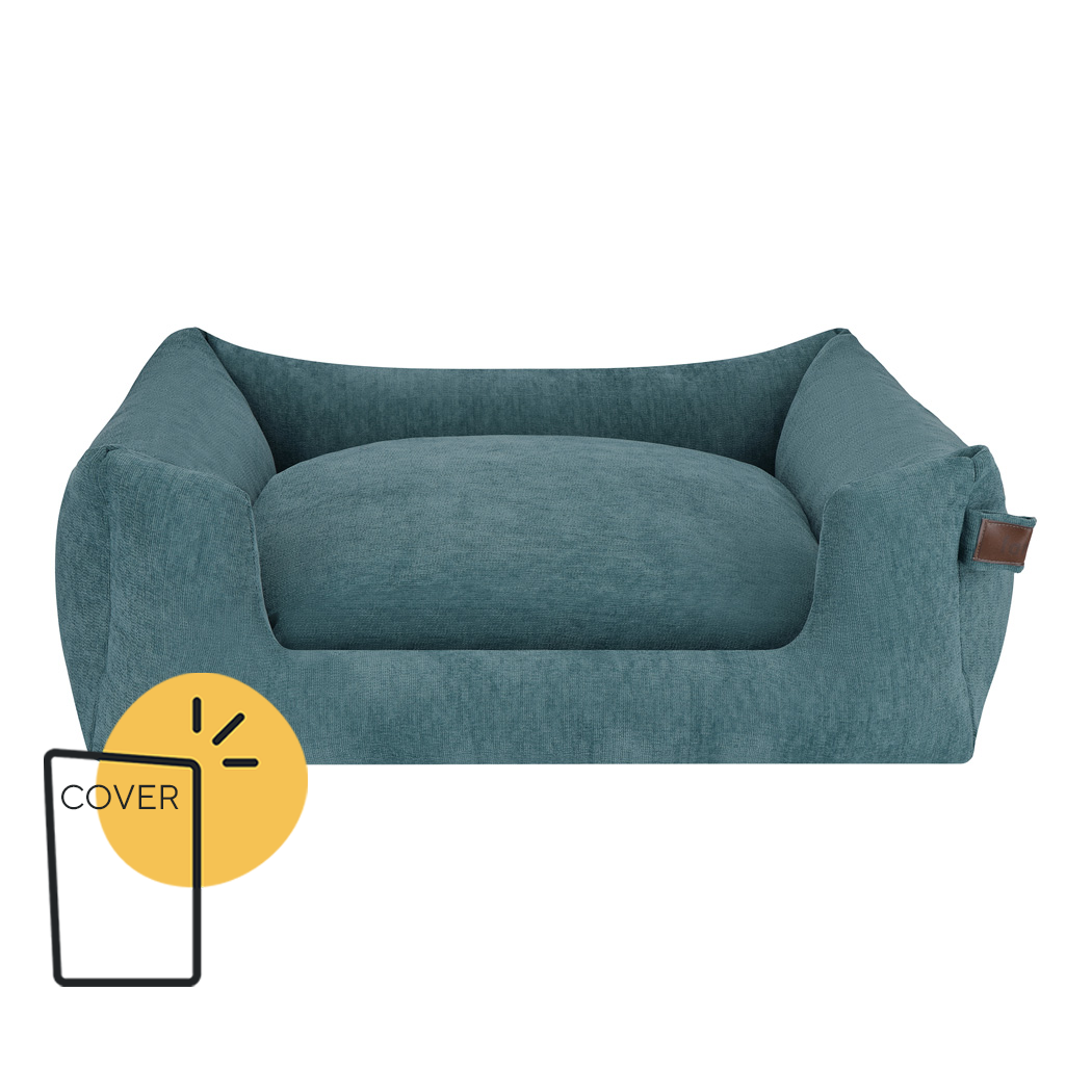 Cover Mellow Snooze Basket Peacock Blue