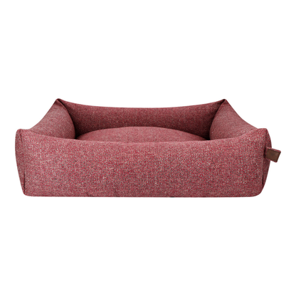 The Snug dog bed in Fire Brick, shown against a white background 
