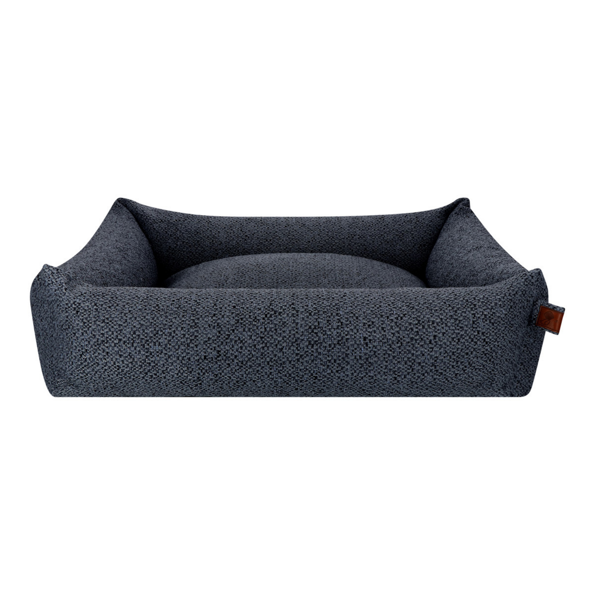 The Snug dog bed in Midnight Blue, shown against a white background 
