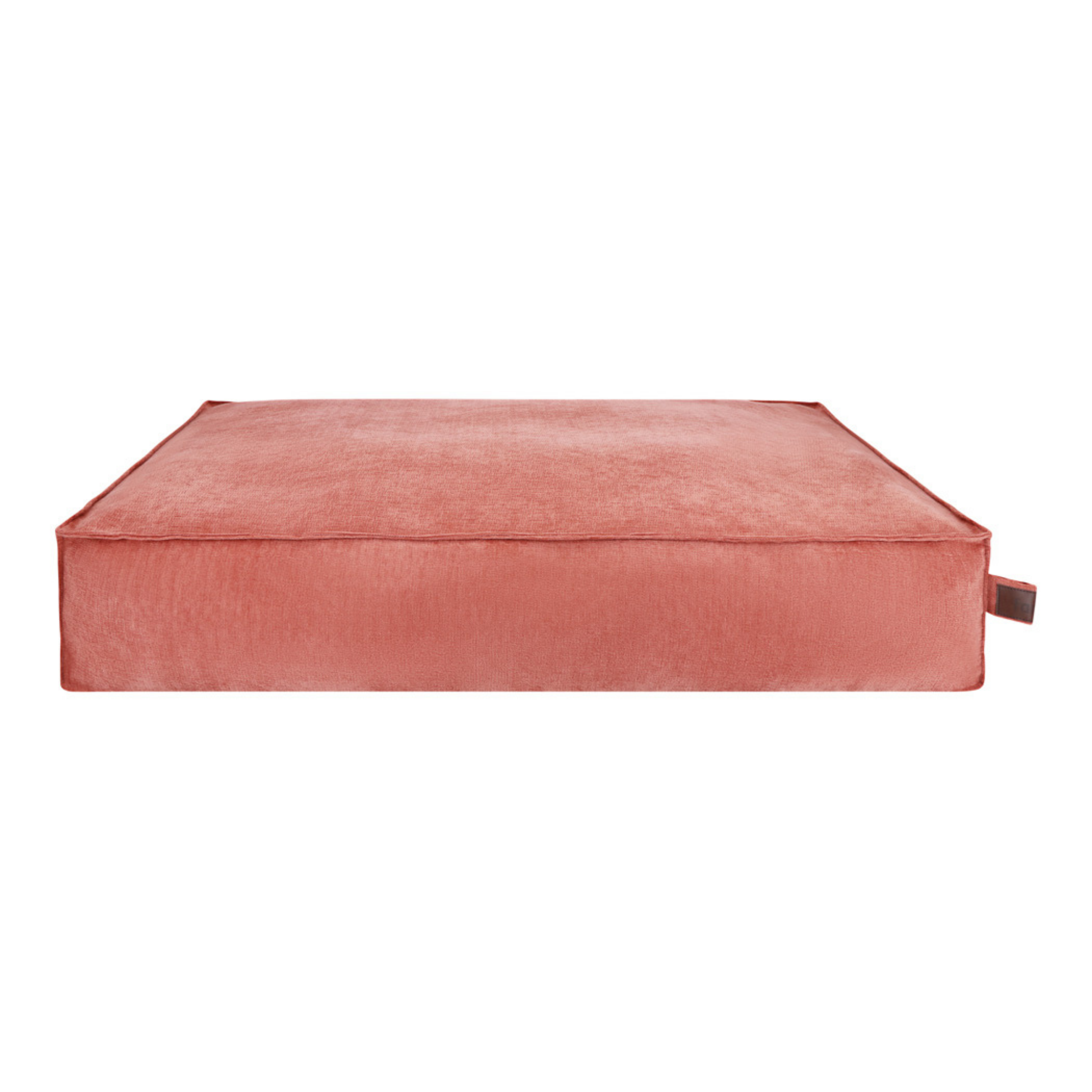 The Stargaze dog mattress in Rusty Orange, shown against a white background 